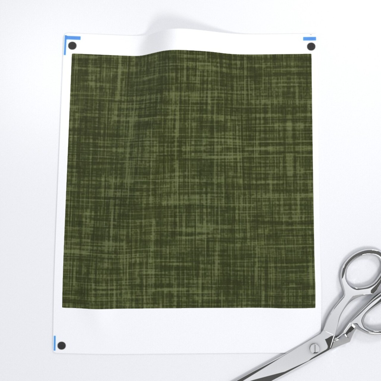 Forest Green Weathered Nature Inspired Dark Olive Classic Timeless Cozy Cabincore Distressed Custom Printed Fabric by Spoonflower Various Fabrics by the Yard or Fat Quarter